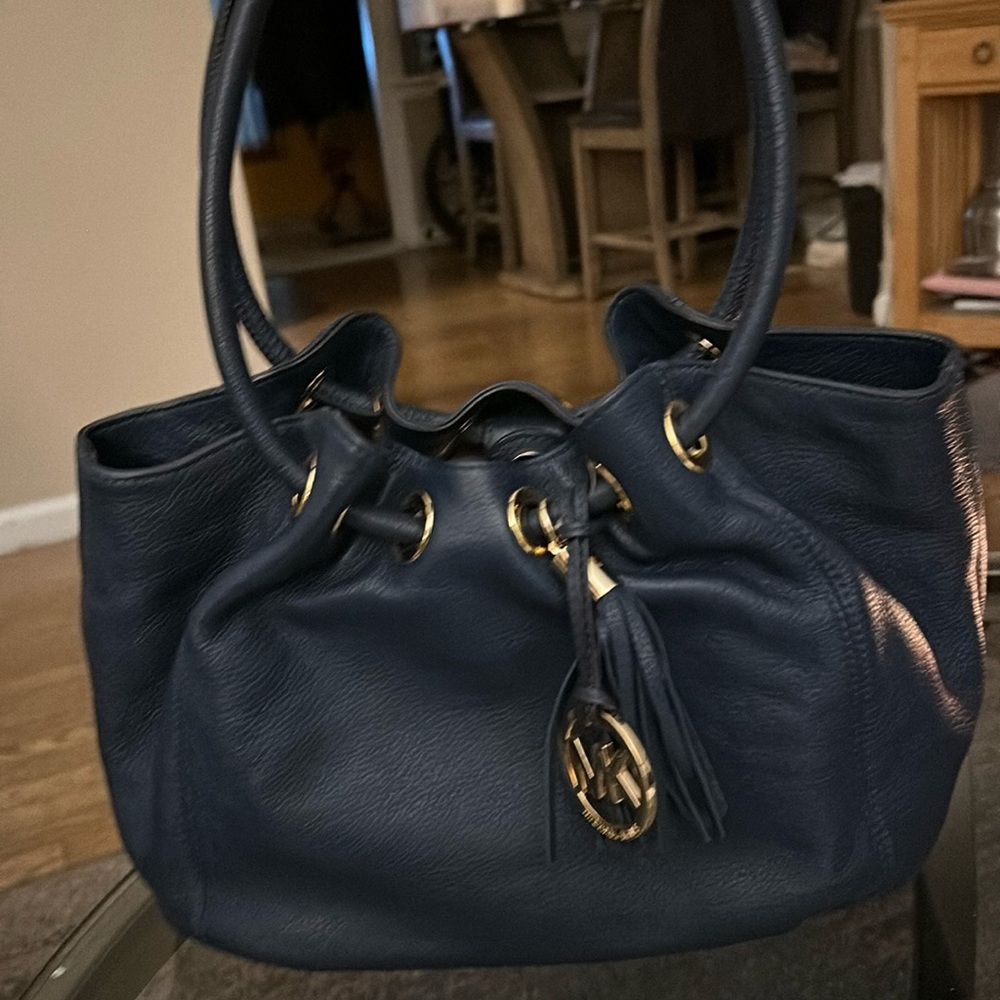 Michael Kors Like New Bag. Medium Size. Navy